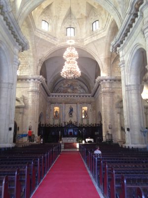 Ah ... the inside of the Cathedral.